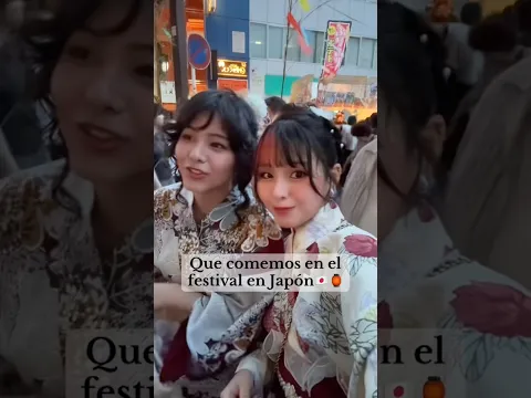 Que comemos en el festival en Japón🇯🇵 #japan #anime #otakus #japon