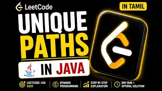 Unique Paths in Java in Tamil LeetCode Dynamic Programming Explained Crack Interviews