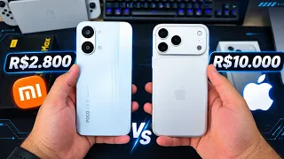POCO X8 PRO MAX VS IPHONE 17 PRO MAX TEM MUITA DIFERENÇA?