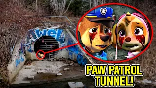 I FOUND PAW PATROL ABANDONED TUNNEL IN REAL LIFE!! (ON CAMERA)