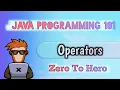 Day-3 Java Operators Java Tutorial -