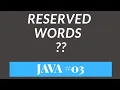Java Keywords in Hindi