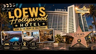 Loews Hollywood Hotel Inside the BEST Location in Los Angeles Full Hotel Tour Review
