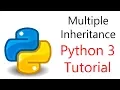 Python Programming - Multiple Inheritance and Method Resolution Order