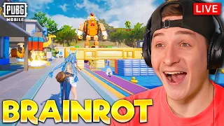 BRAINROT ROYALE + BRAINROT BATTLE! IN PUBG MOBILE LIVE