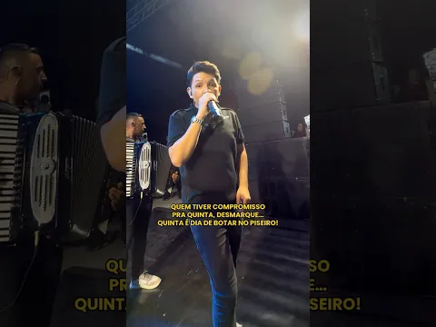 Quinta vai ser só paredão e cachaça escutando meu Novo CD “Bota No Piseiro” no @suamusica  🔥💿