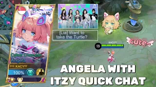 Download ANGELA WITH ITZY QUICK CHAT‼️ Cute angela aspirant and Lia’s voice💗😋 MP3