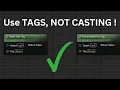 How to use Tags instead of Casting node Unreal Engine 5 Tutorial