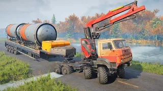 Steering Wheel Gameplay - Off-Road Simulation: SnowRunner #snowrunner