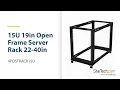 15U Open frame rack 4POSTRACK15U Product