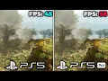 Ark Survival Ascended PS5 vs PS5 Pro PSSR 1 Graphics FPS Testing