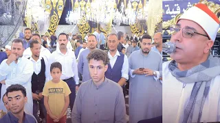 روعة فاكهة المقرئين وكروان مصر الشيخ محمد حسن الخياط عزاء والد الكابتن أحمد عبدالله جنه بالسماعنة 