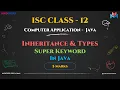 Inheritance in Java Types Super Keyword Extends Keyword Explained with Examples