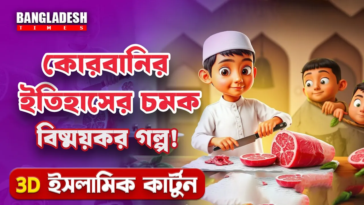 আল্লাহর পথে পুত্র কুরবানীর অলৌকিক গল্প | প্রতিদিনের ইসলামিক কার্টুন