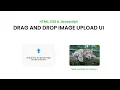 Drag Drop Image Upload with using HTML CSS JavaScript