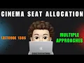 Cinema Seat Allocation Multiple Approaches Dry Runs Leetcode 1386 codestorywithMIK
