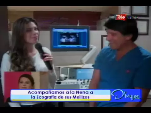Acompañamos a la Nena a la ecografía de sus mellizos
