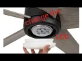 How to change a Hampton bay ceiling fan led light
