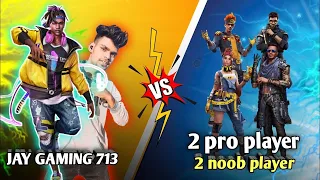 2 PRO VS 2 NOOB PLAYERS 