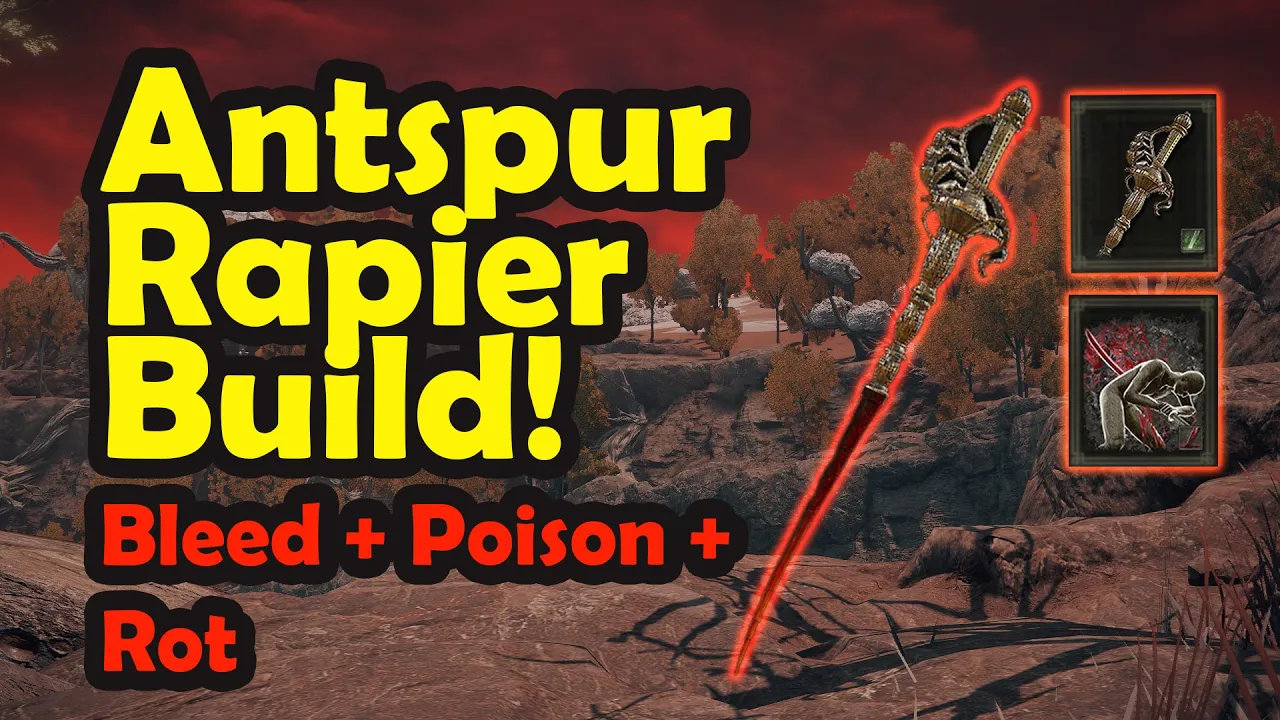 I Tried the Antspur Rapier in Elden Ring - OP Bleed-Poison-Rot Build