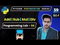 Python Calculator Python Programming Lab Python Coding