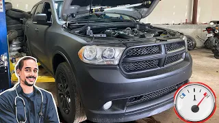 Busted Oil Cooler caused Dodge Durango to Over Heat - Common 3 6 Pentastar Problem