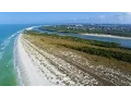 Aerial Footage of Sand Dollar Island at Tigertail Beach - Marco Island FL