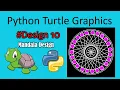 python turtle graphics tutorial Mandala Design Python graphics