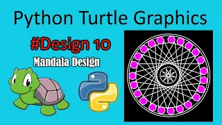 python turtle graphics tutorial Mandala Design Python graphics