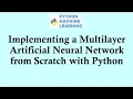 Python machine learning Implementing a Multilayer Artificial Neural Network from Scratch