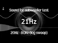 Download Lagu Check your subwoofer. Ultra low-frequency sweep sound 20Hz - 80Hz (log scale)