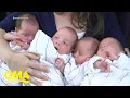 Family welcomes 1 in 11 million identical quadruplets
