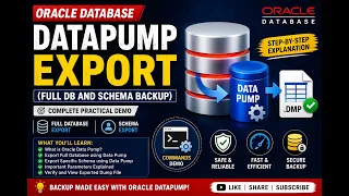 Oracle Data Pump Export Explained Full DB Backup Schema Backup Oracle 19c DBA