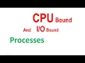 Tutorial about CPU bound and bound processes