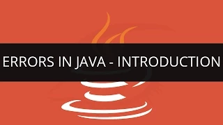 Introduction to Errors in Java Edureka
