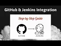 Jenkins GitHub Integration for Pipelines Complete Guide For Beginners