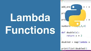 Lambda Functions Python Tutorial