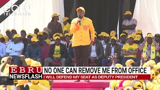 DP Kindiki Vows to Defend His Deputy President Seat When the Time Comes.#ebrunews