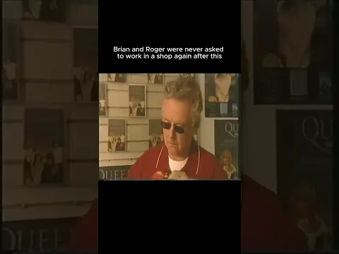 How would you react if you were served at the thill by Brian May and Roger Taylor 🤔