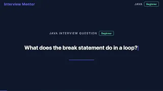 Java break Statement Explained in 90 Seconds