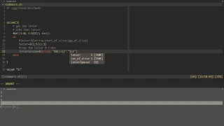 Mumbling Bash Kata on Codewars