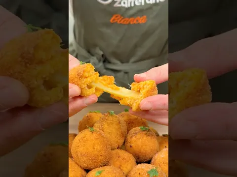CROCCHETTE di PATATE DOLCI e CUORE FILANTE... 🧡🥔 #Shorts