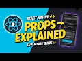Props in React Native Explained Hindi