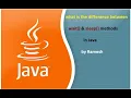 JAVA FAQ 75 What is the difference between wait and sleep methods in Java