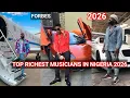 Top 10 Richest Musicians In Nigeria In 2026 And Their Net Worth And Their Cars
