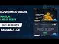 Create Cloud Mining Website Using Mine Lab Latest Script Mine Lab Latest Script Version 2 2