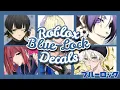 ROBLOX Bloxburg Royale High Blue Lock Decals Ids