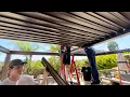 Domi 12 X 16 Pergola With Louvers Assembly And Setup