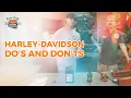 Harley-Davidson Maintenance Do s Dont s