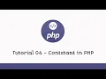 Constant in PHP